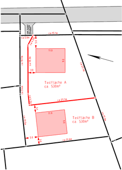 Teilungsentwurf Teilungsentwurf - Grundstück in 16341 Panketal mit 530m² kaufen