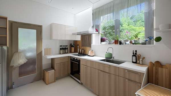 Küche - mit KI erstellt Küche - mit KI erstellt - Einfamilienhaus in 12527 Berlin mit 139m² kaufen