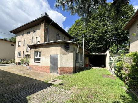 Hofseite - Zweifamilienhaus in 03149 Forst mit 178m² kaufen