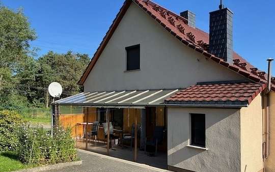 Wintergarten, hofseitig - Einfamilienhaus in 03159 Neiße-Malxetal mit 84m² kaufen