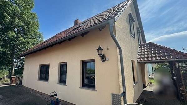 seitl. Hofansicht seitl. Hofansicht - Einfamilienhaus in 03172 Schenkendöbern mit 131m² kaufen