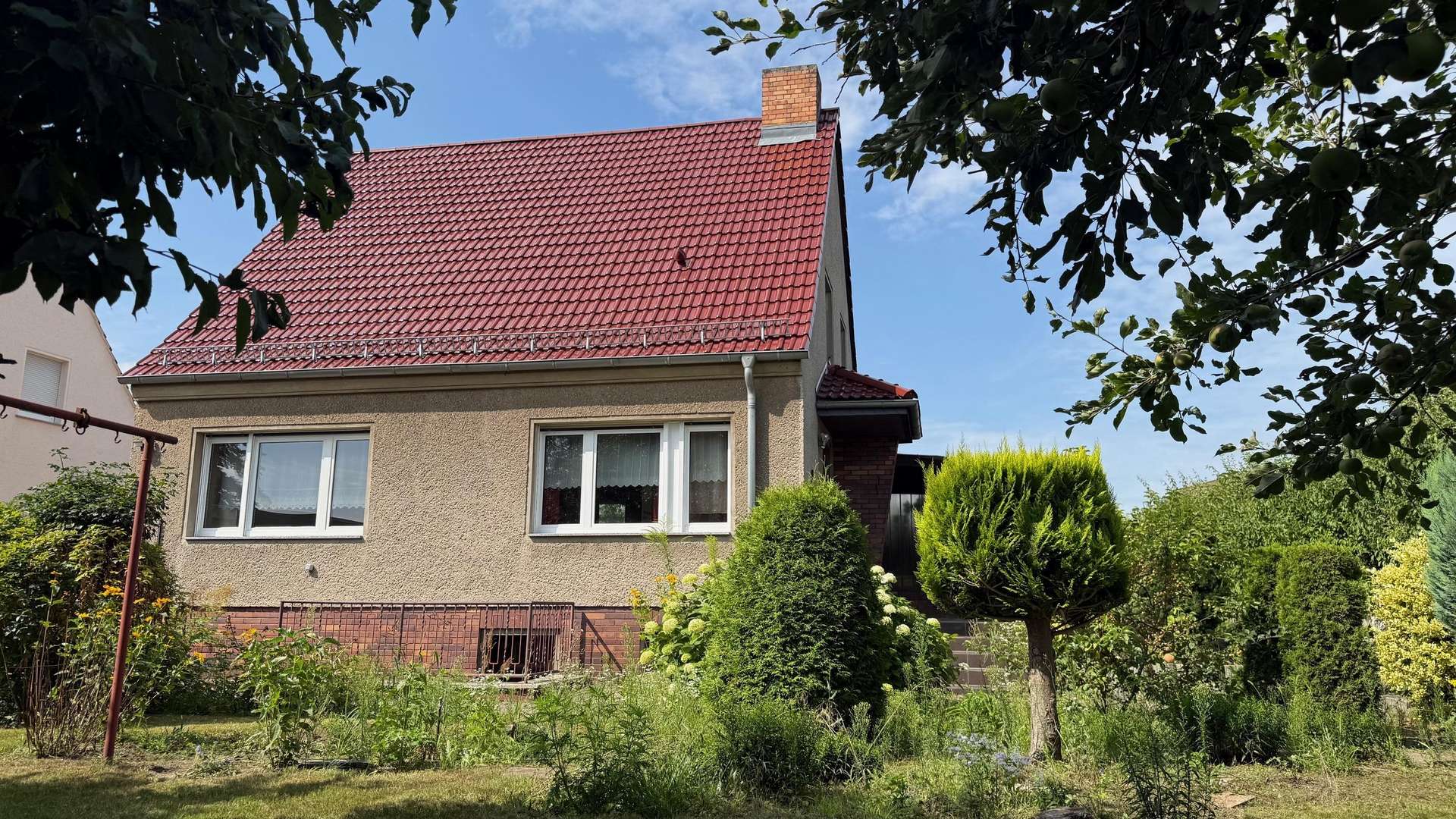 Gartenansicht Gartenansicht - Einfamilienhaus in 03130 Spremberg mit 115m² kaufen