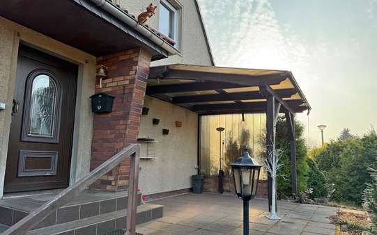 überdachte Terrasse überdachte Terrasse - Einfamilienhaus in 03130 Spremberg mit 115m² kaufen