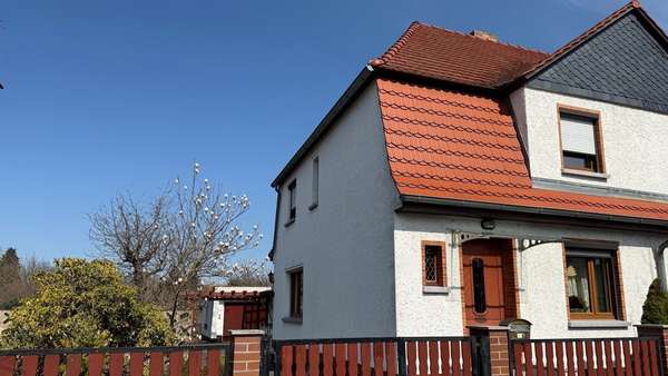 weitere Straßenansicht weitere Straßenansicht - Doppelhaushälfte in 03119 Welzow mit 81m² kaufen