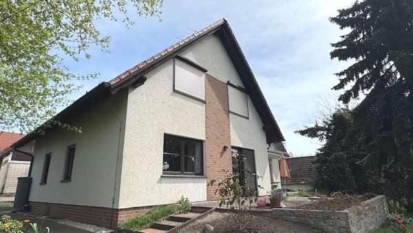 Rückansicht - Doppelhaushälfte in 03172 Schenkendöbern mit 115m² kaufen