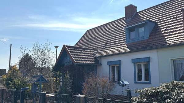weitere Straßenansicht - Doppelhaushälfte in 03185 Peitz mit 88m² kaufen