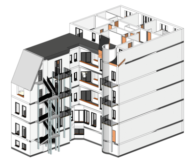 Ansicht schematisch - Etagenwohnung in 03046 Cottbus mit 65m² kaufen