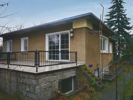 Terrassenansicht - Einfamilienhaus in 03042 Cottbus mit 120m² kaufen