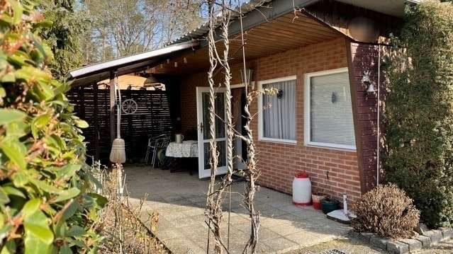 Terrasse mit Eingangsbereich - Ferienhaus in 03172 Schenkendöbern mit 23m² kaufen