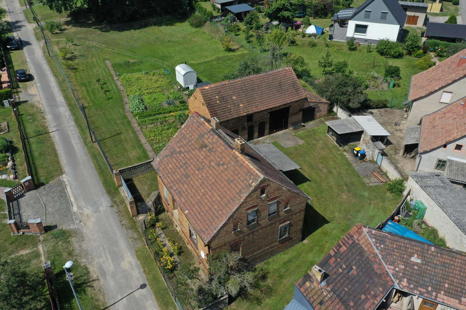 Luftbild - Bauernhaus in 03159 Neiße-Malxetal mit 105m² kaufen