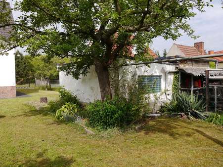 Garage - Grundstücksgrenze li - Einfamilienhaus in 03149 Forst mit 97m² kaufen