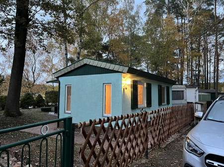 Bungalow Seitenansicht - Ferienhaus in 03238 Rückersdorf mit 25m² kaufen