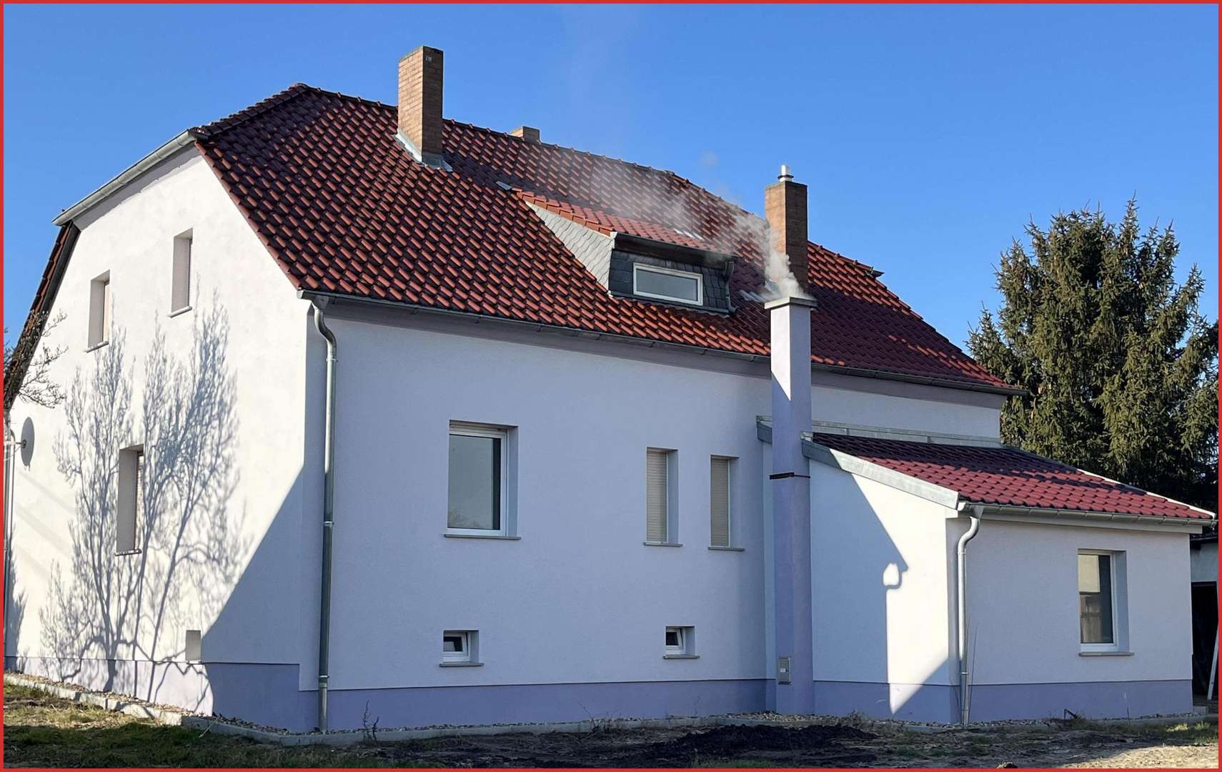 Hausrück-/seitenansicht Hausrück-/seitenansicht - Einfamilienhaus in 15926 Heideblick mit 180m² kaufen