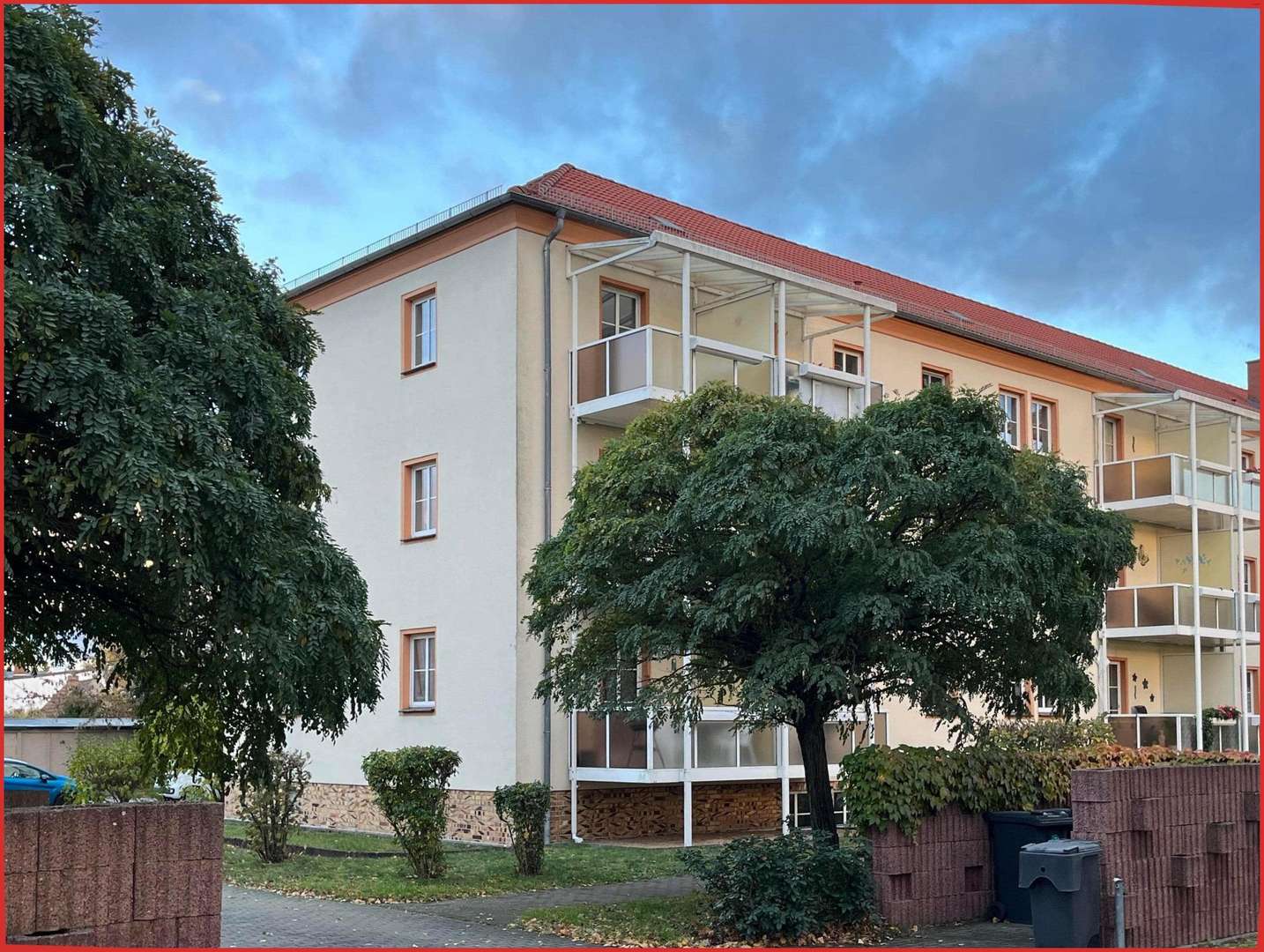 Gabäuderückansicht - Etagenwohnung in 03238 Finsterwalde mit 54m² kaufen