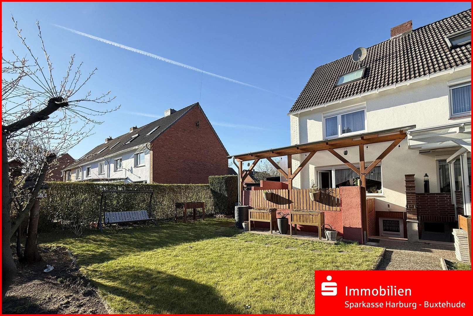 Gartenansicht - Reihenendhaus in 21423 Winsen mit 90m² kaufen