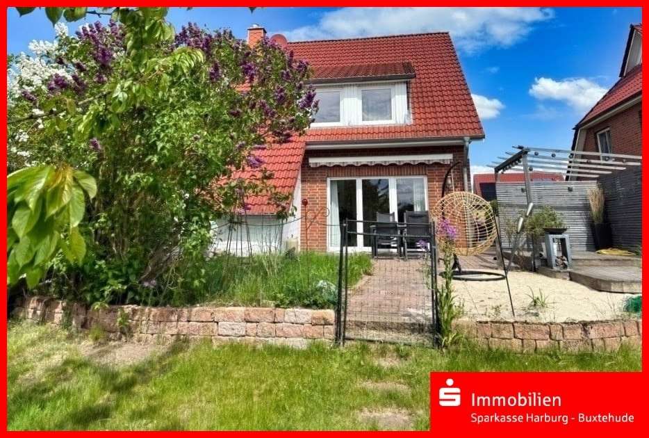 Rückseite Rückseite - Doppelhaushälfte in 21279 Hollenstedt mit 109m² kaufen