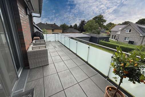 Balkon Balkon - Maisonette-Wohnung in 21255 Dohren mit 115m² mieten
