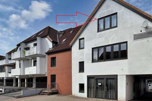 Rückseite - Dachgeschosswohnung in 21614 Buxtehude mit 64m² kaufen