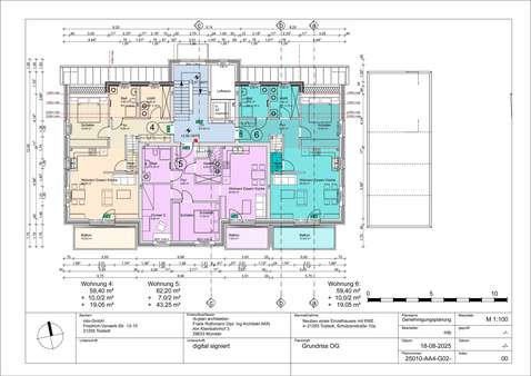 Obergeschoss gesamt Obergeschoss gesamt - Dachgeschosswohnung in 21255 Tostedt mit 108m² kaufen
