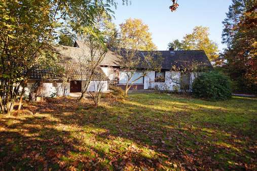 Blick auf die Terrasse - Einfamilienhaus in 21266 Jesteburg mit 134m² kaufen