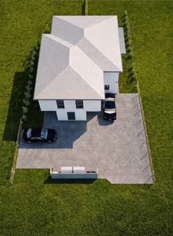 Vogelperspektive neu - Doppelhaushälfte in 21255 Tostedt mit 121m² kaufen