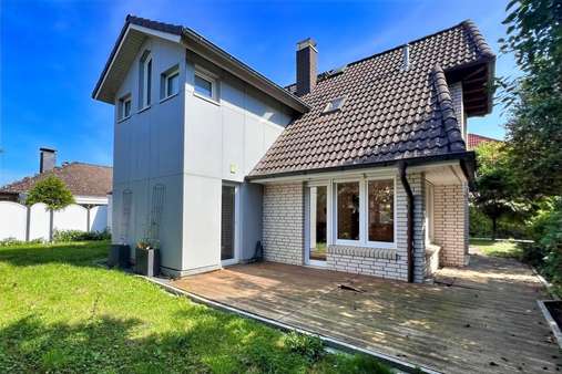 Ansicht Terrasse - Einfamilienhaus in 21614 Buxtehude mit 144m² kaufen