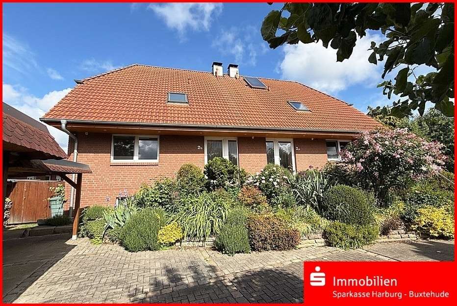 Eingangsansicht - Doppelhaushälfte in 21436 Marschacht mit 104m² kaufen