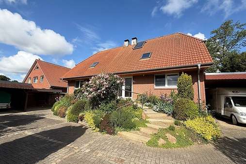 Hausansicht - Doppelhaushälfte in 21436 Marschacht mit 104m² kaufen