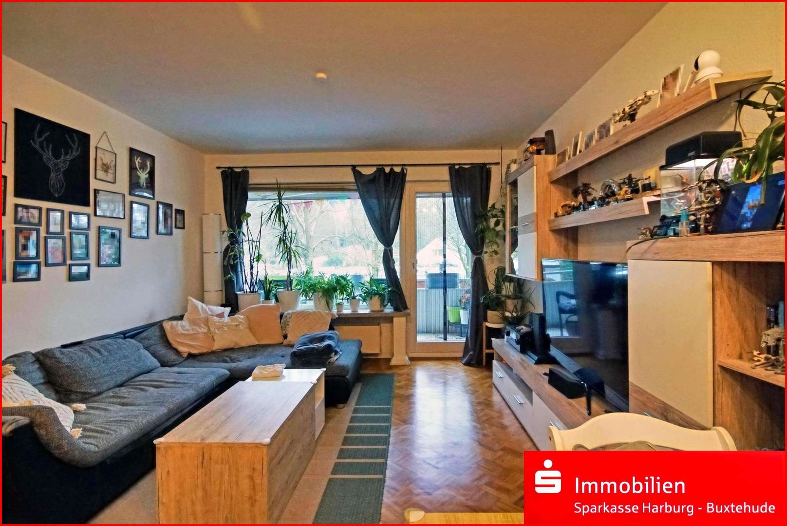 Wohnzimmer - Etagenwohnung in 21077 Hamburg mit 69m² kaufen