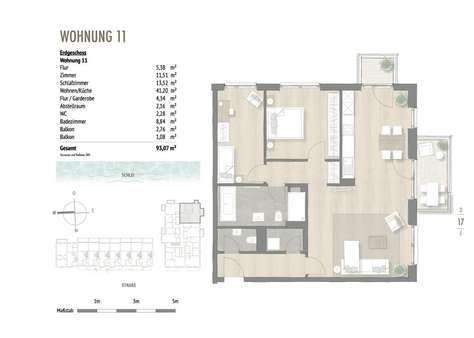 Wohnung 11 - Erdgeschosswohnung in 24376 Kappeln mit 93m² kaufen