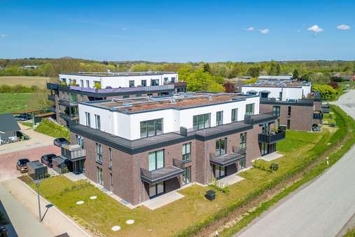 Luftaufnahme - Erdgeschosswohnung in 24211 Preetz mit 84m² kaufen