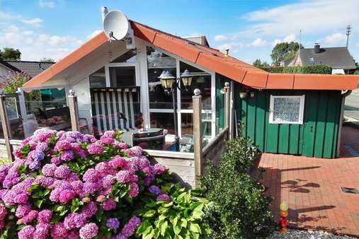 Terrassenansicht - Ferienhaus in 24398 Brodersby mit 44m² kaufen
