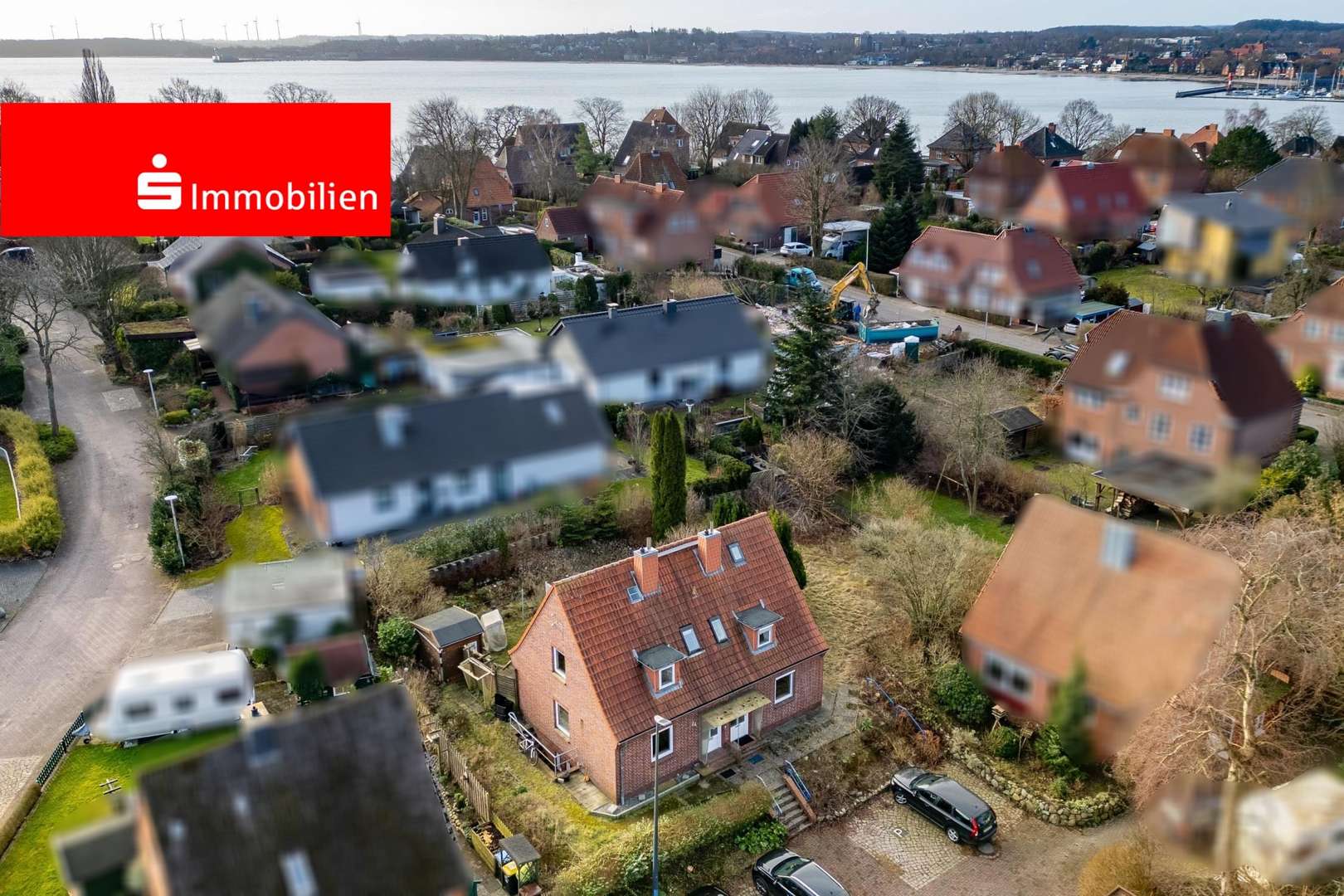 Luftaufnahme - Zweifamilienhaus in 24340 Eckernförde mit 107m² kaufen