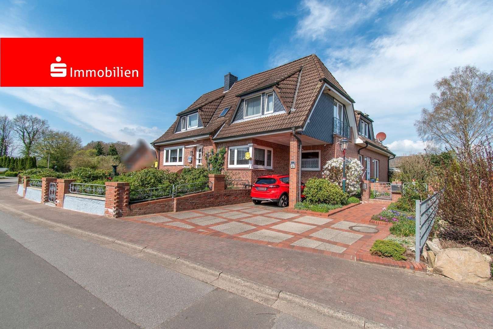 Straßenansicht - Zweifamilienhaus in 25590 Osterstedt mit 220m² kaufen