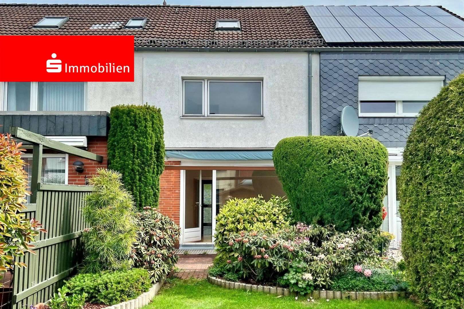 Gartenansicht - Reihenmittelhaus in 24107 Kiel mit 68m² kaufen