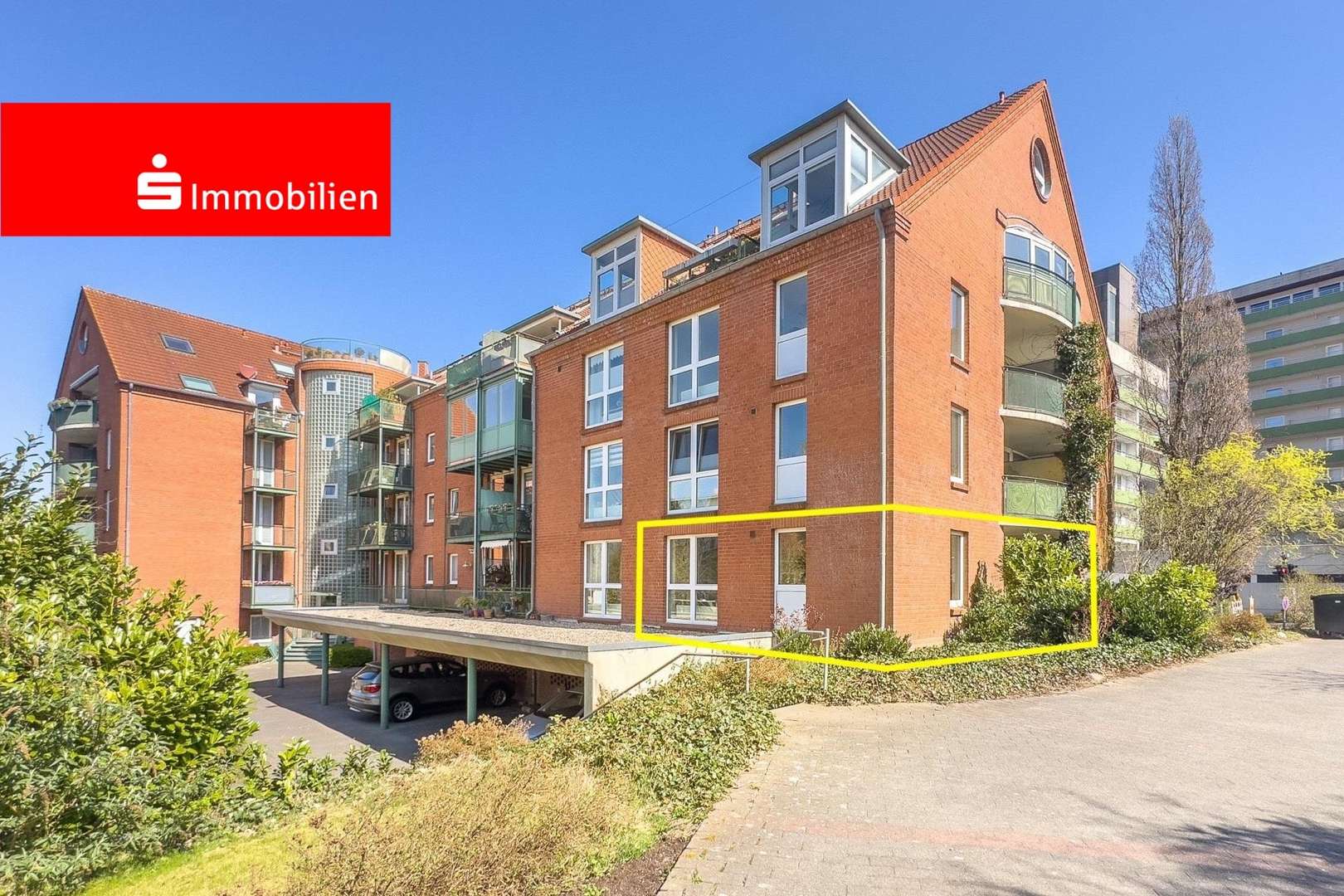 Rückansicht - Erdgeschosswohnung in 24340 Eckernförde mit 57m² kaufen