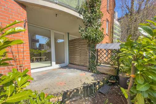 überdachte Süd-Terrasse - Erdgeschosswohnung in 24340 Eckernförde mit 57m² kaufen