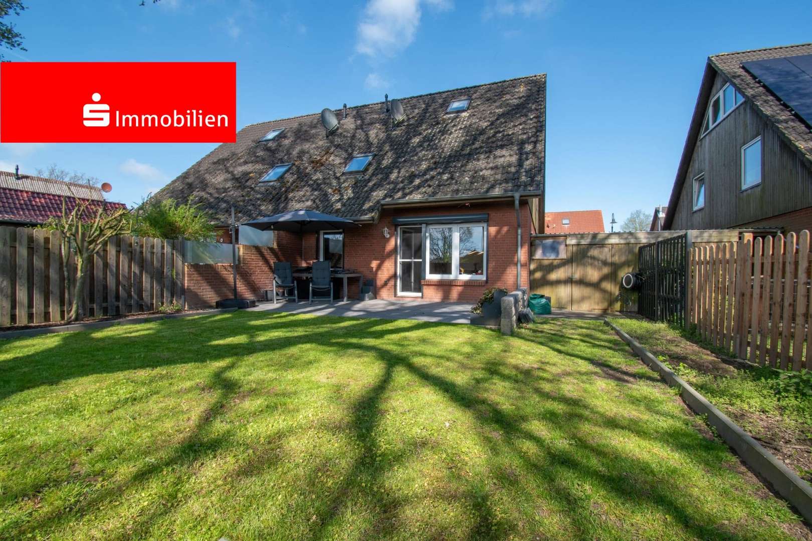 Gartenansicht - Doppelhaushälfte in 24354 Rieseby mit 106m² kaufen
