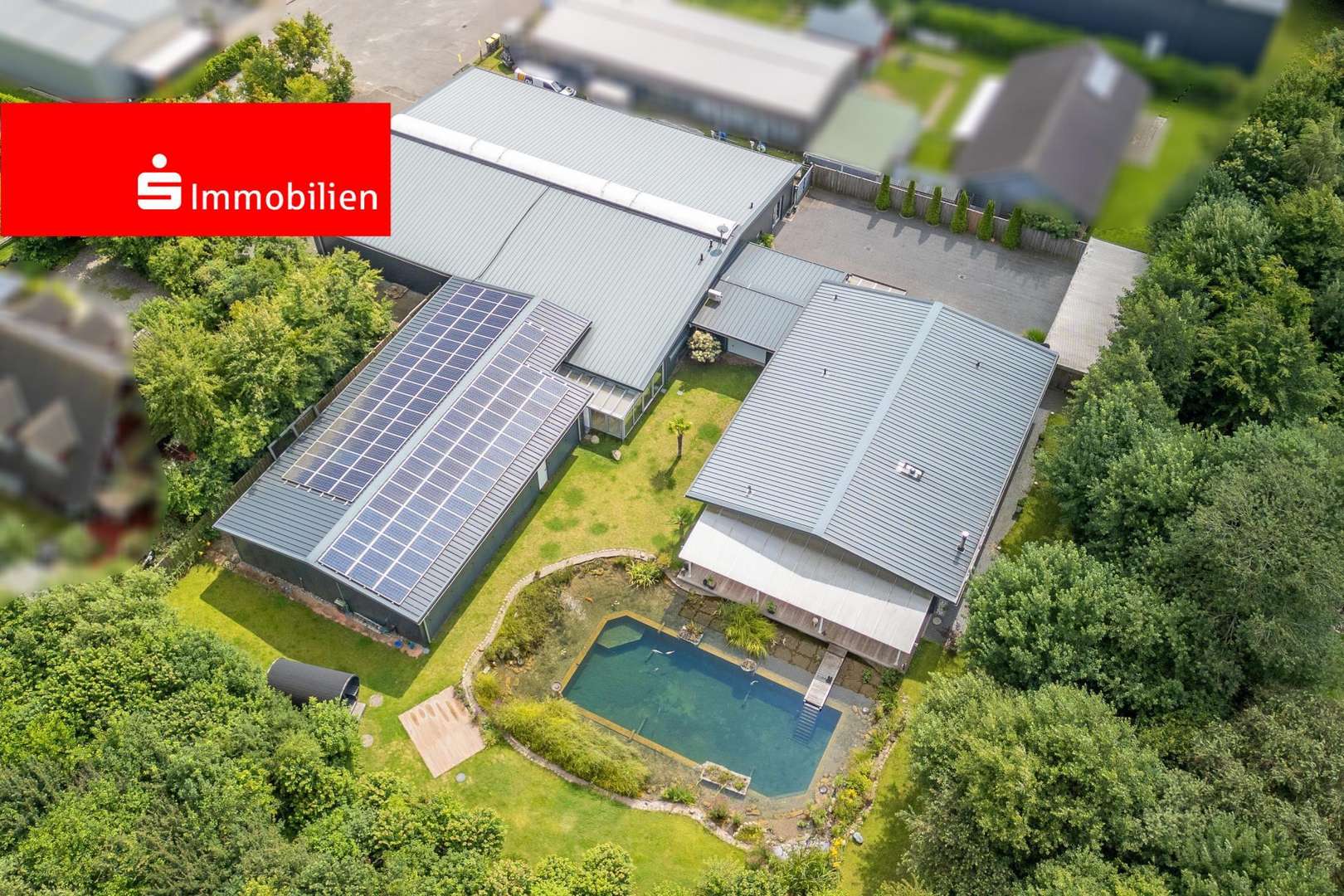 Luftbildaufnahme - Halle in 24229 Dänischenhagen mit 184m² kaufen