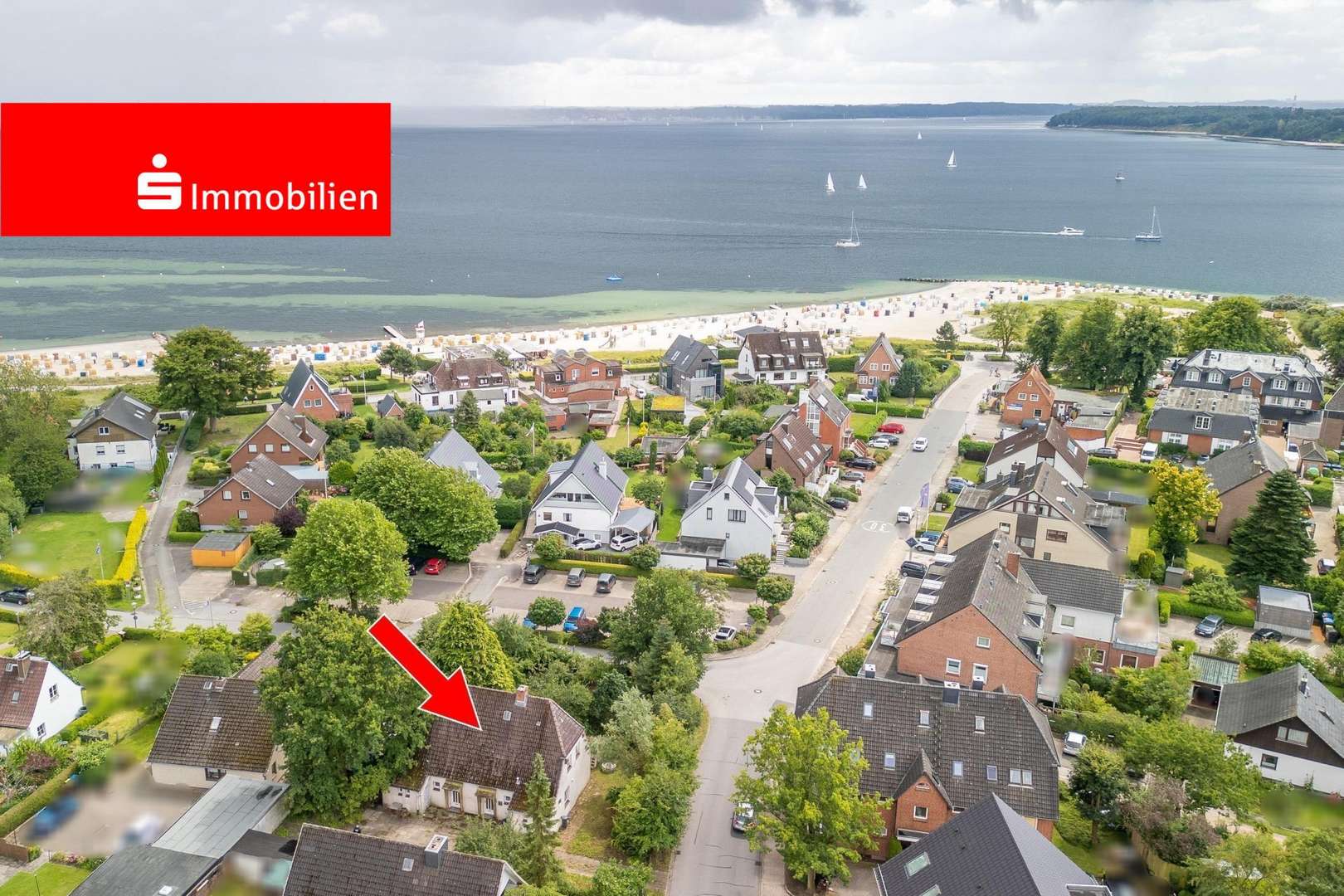 Luftbildaufnahme Luftbildaufnahme - Grundstück in 24229 Strande mit 1040m² kaufen