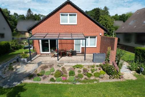 Neue Terrassenüberdachung Neue Terrassenüberdachung - Einfamilienhaus in 24232 Schönkirchen mit 113m² kaufen