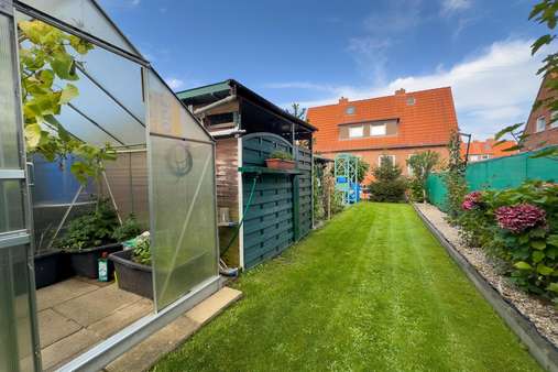 gepflegter Garten gepflegter Garten - Doppelhaushälfte in 24340 Eckernförde mit 52m² kaufen