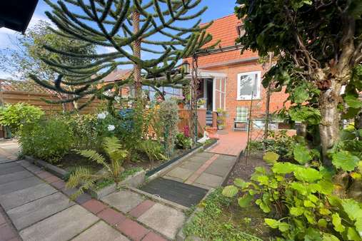 Terrassenbereich Terrassenbereich - Doppelhaushälfte in 24340 Eckernförde mit 52m² kaufen