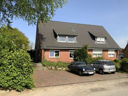 Straßenansicht - Doppelhaushälfte in 24145 Kiel mit 136m² kaufen