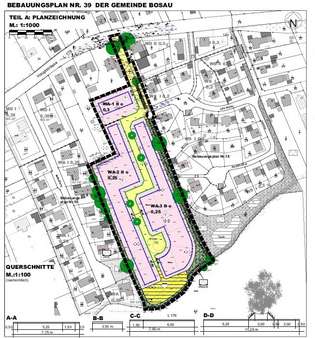 B-Plan Querschnitt - Grundstück in 23715 Bosau mit 540m² günstig kaufen