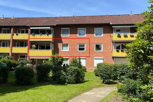 Sonnige Wohnung mit Blick ins Grüne!