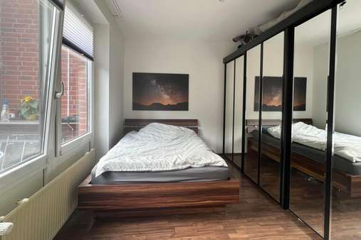 Schlafzimmer - Etagenwohnung in 22848 Norderstedt mit 58m² als Kapitalanlage kaufen