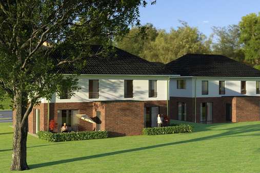Visualisierung - Doppelhaushälfte in 24558 Wakendorf II mit 113m² kaufen