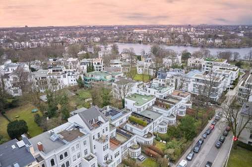 Blick von oben - Maisonette-Wohnung in 20149 Hamburg mit 160m² kaufen