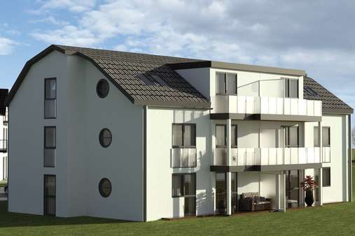 Visualisierung - Erdgeschosswohnung in 22851 Norderstedt mit 74m² als Kapitalanlage kaufen